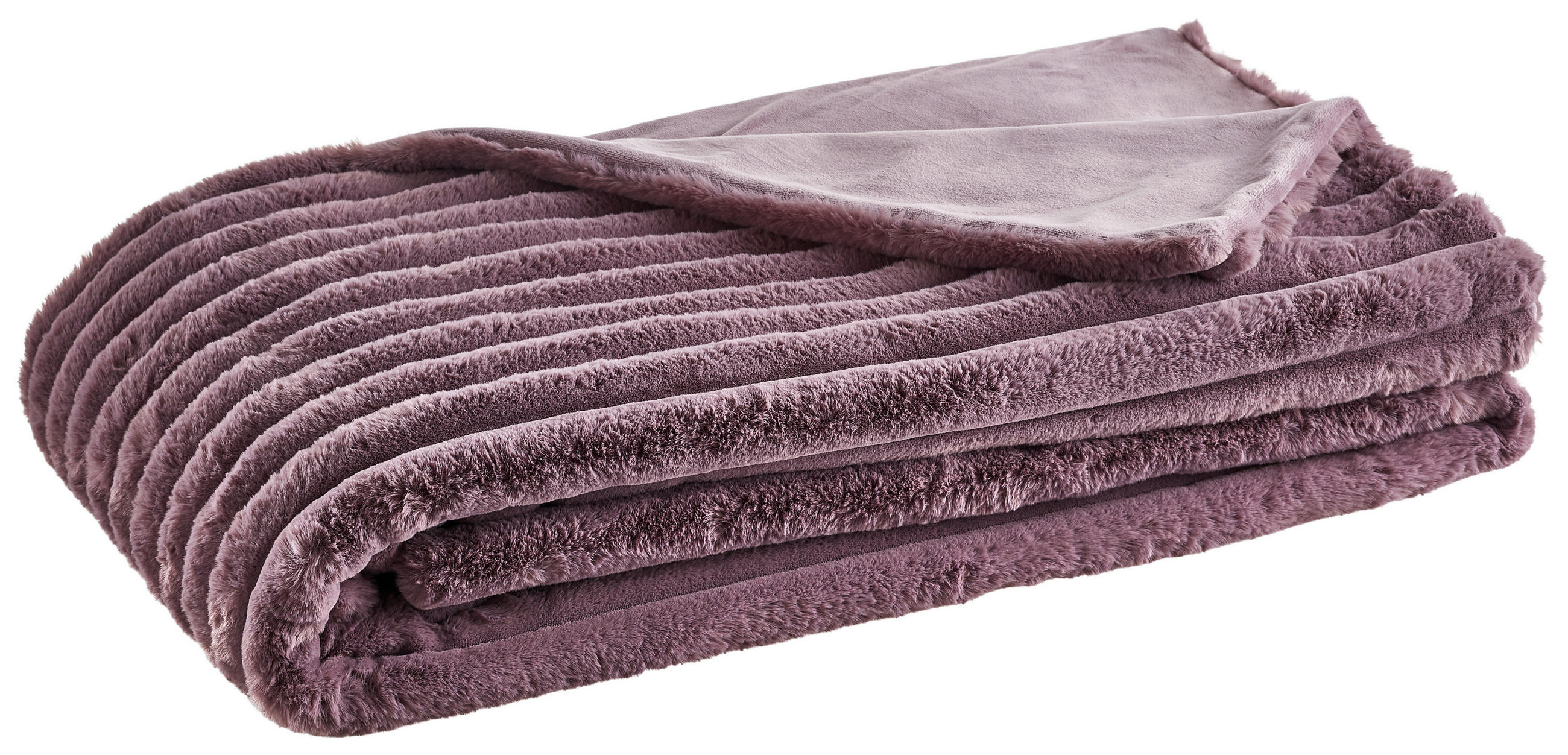 FELLDECKE Zuzana 150/200 cm  - Beere, KONVENTIONELL, Textil (150/200cm) - Novel