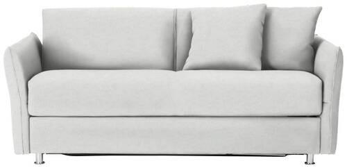 SCHLAFSOFA in Textil Naturfarben  - Chromfarben/Naturfarben, Modern, Textil/Metall (194/85/100cm) - Bali