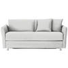 SCHLAFSOFA in Textil Naturfarben  - Chromfarben/Naturfarben, Modern, Textil/Metall (194/85/100cm) - Bali