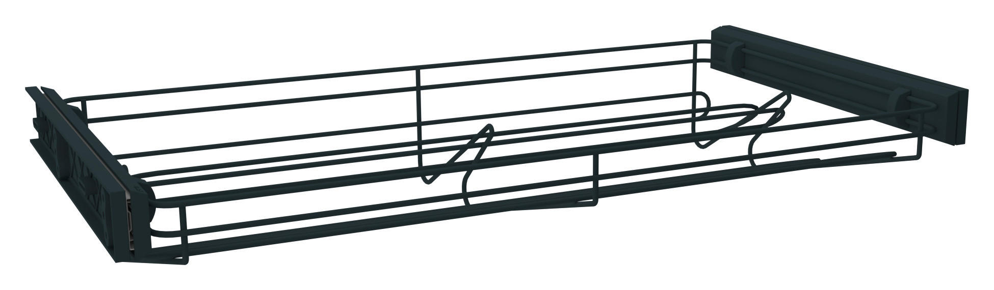 Schrankauszug/Schuhablage Unit B: 87,9 cm Metall, Vollauszug