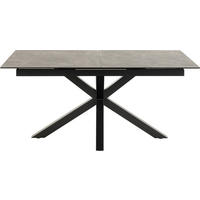 ESSTISCH Keramik 168/90/76 cm  - Dunkelgrau/Schwarz, Modern, Keramik/Metall (168/90/76cm) - MID.YOU