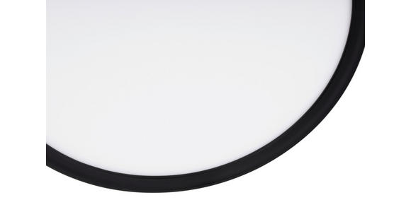 LED-DECKENLEUCHTE 29,3/2,8 cm   - Schwarz, Basics, Kunststoff (29,3/2,8cm) - Novel