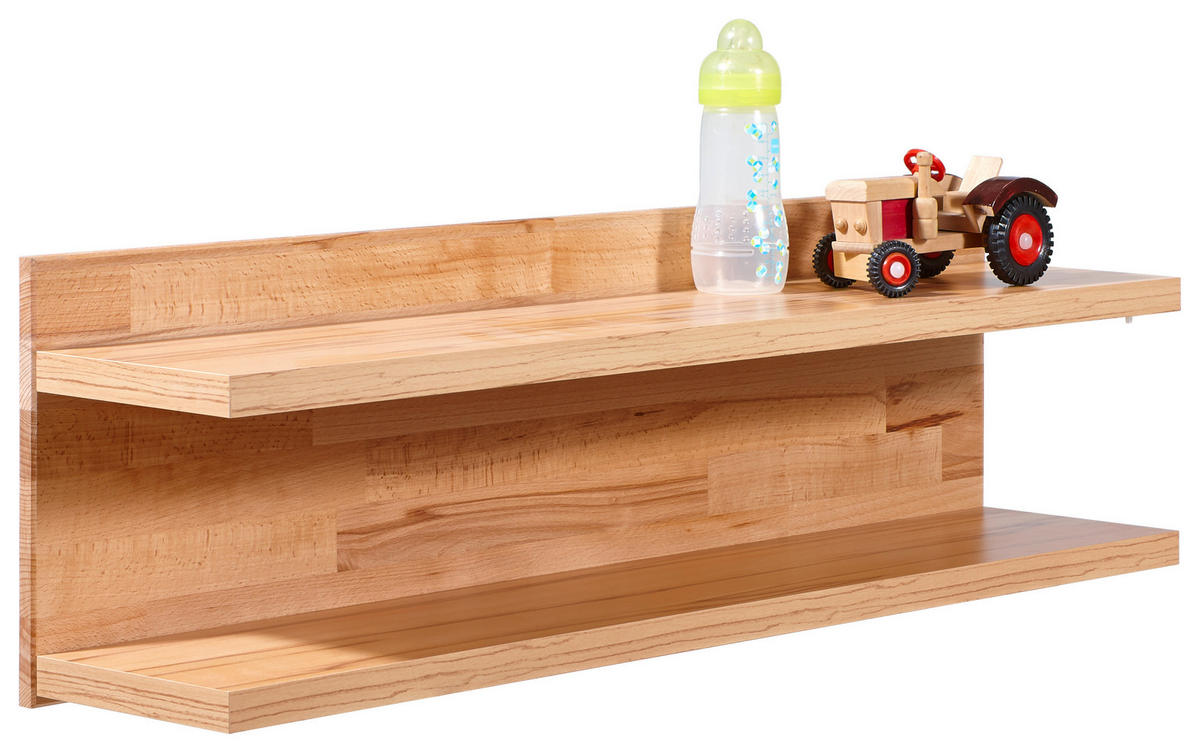 WANDBOARD Simone Kernbuche Naturfarben  - Naturfarben, KONVENTIONELL, Holz/Holzwerkstoff (90/28/21cm) - Jimmylee