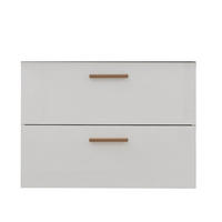 PODUMIVALNIŠKA OMARICA 71/51/43 cm  - barve hrasta/bela, Konvencionalno, leseni material/les (71/51/43cm) - Xora