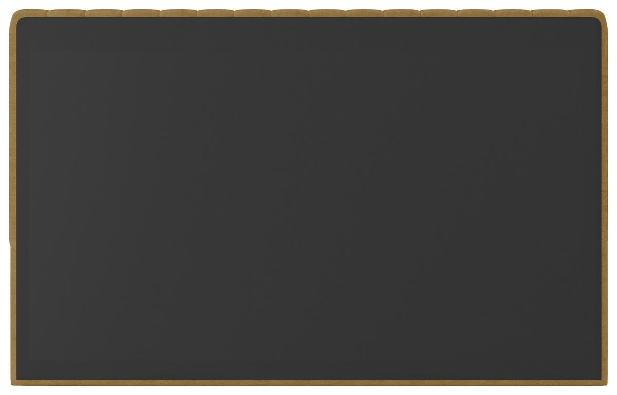 BOXBETT 160/200 cm  in Senfgelb  - Senfgelb/Schwarz, Basics, Kunststoff/Textil (160/200cm) - Carryhome