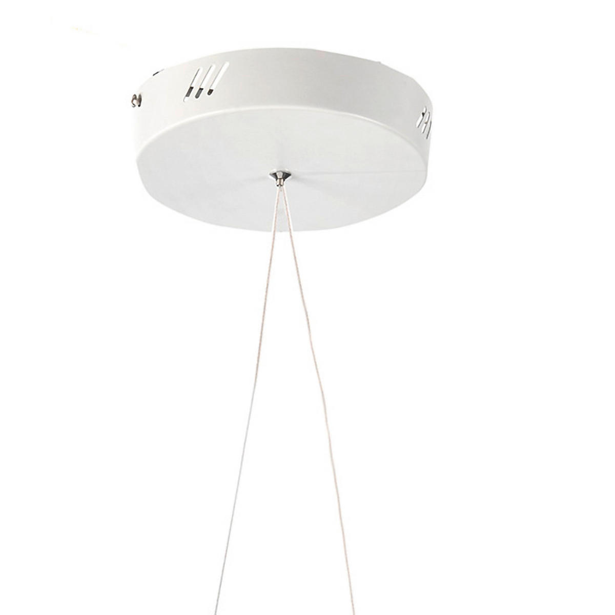 ZÁVĚSNÉ LED SVÍTIDLO, 80/25/145 cm  - bílá, Design, kov (80/25/145cm)