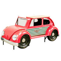 ZSÚRKOCSI  - piros, Basics, műanyag/fa (214/104/99cm)