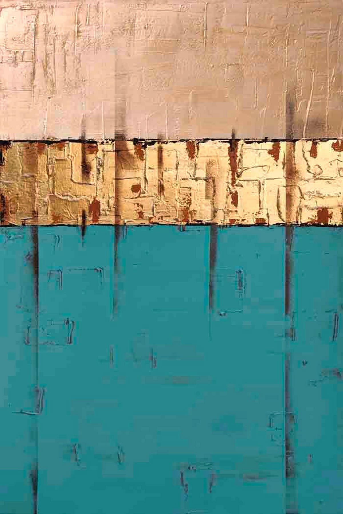 OLAJFESTMÉNY 80/120 cm  - színes, Basics, textil (80/120cm)