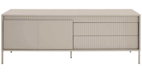 LOWBOARD  in 160/57/40 cm  - Kaschmir, Design, Holzwerkstoff/Metall (160/57/40cm) - Xora