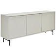 SIDEBOARD  172,2/75/40 cm  - Kaschmir/Schwarz, KONVENTIONELL, Holzwerkstoff/Metall (172,2/75/40cm) - Xora