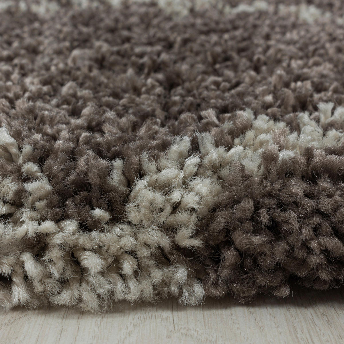 PREPROGA Z VISOKIM FLOROM Alvor 3401 taupe  160/230 cm  tkano  rjavosiva  - rjavosiva, Basics, tekstil (160/230cm)