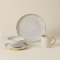 KOMBISERVICE Creme EIVISSA 4-teilig 1 Personen  - Creme, Basics, Keramik - Costa Nova