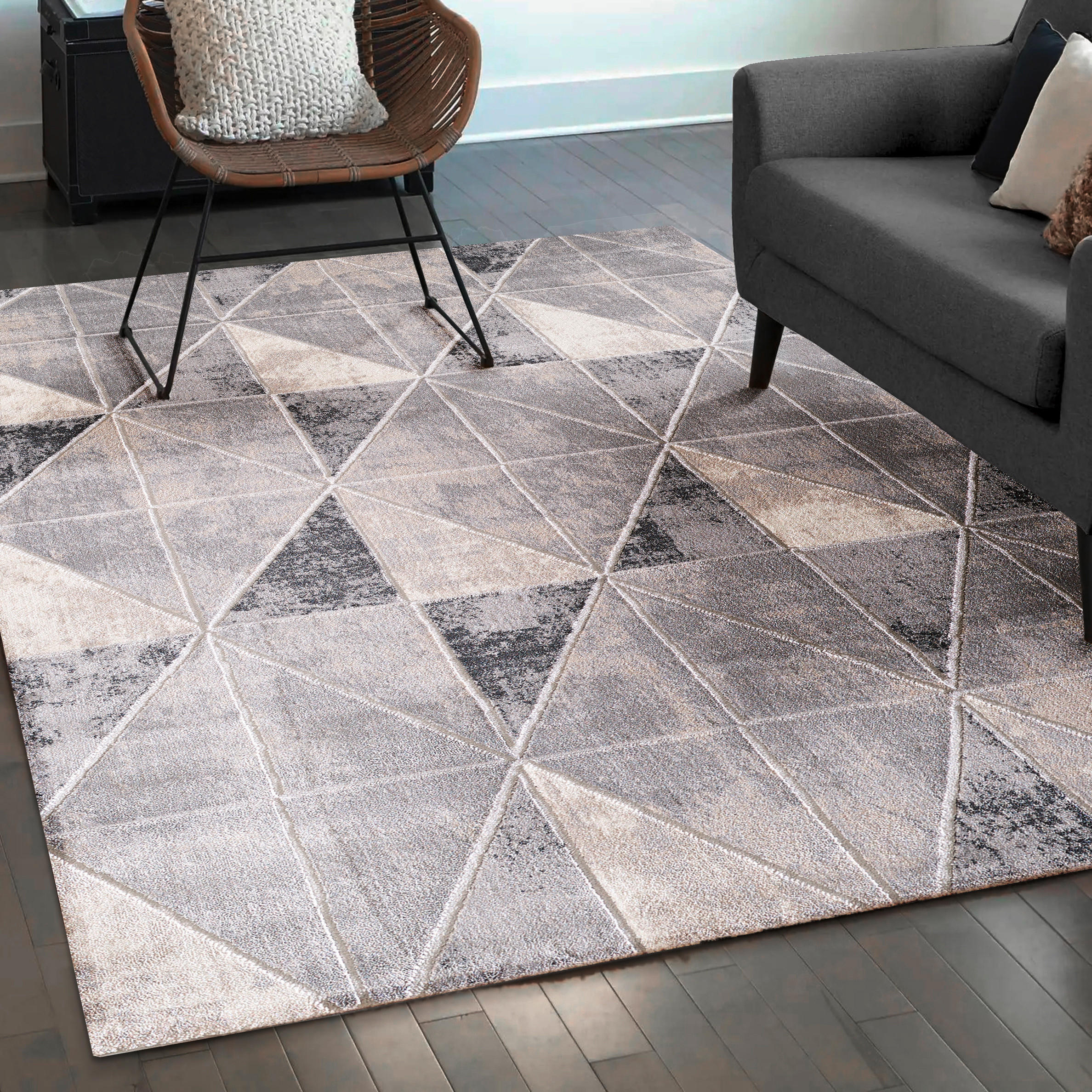 TKANI TEPIH 200/280 cm   svijetlo siva  Harmony  - svijetlo siva, Lifestyle, tekstil (200/280cm)