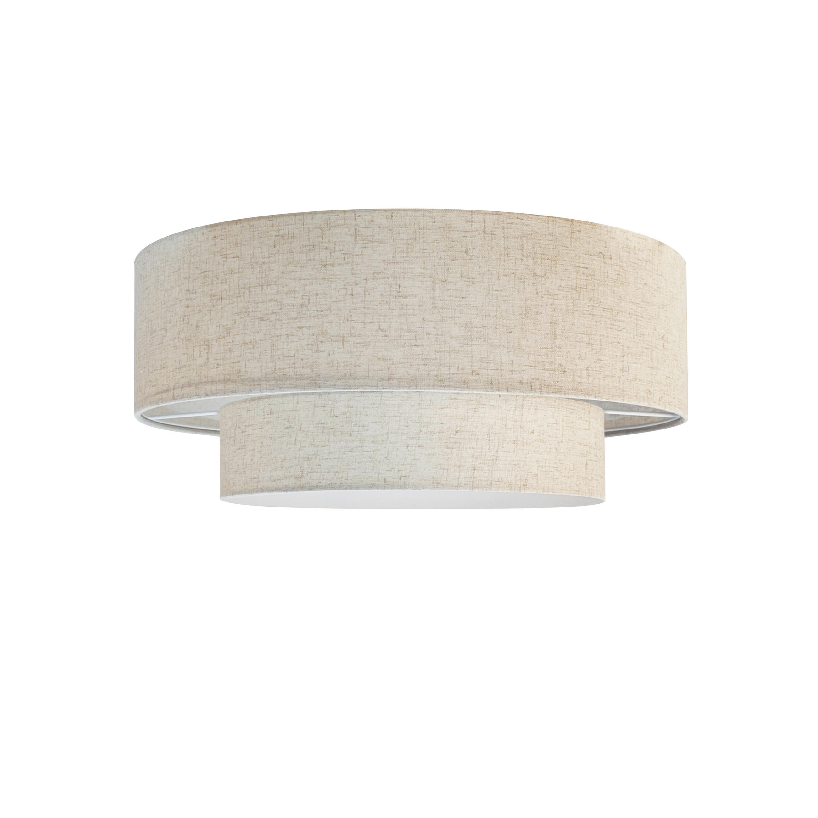 DECKENLEUCHTE 50/22 cm   - Beige, Trend, Textil (50/22cm) - Nordlux
