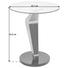 BEISTELLTISCH in Schwarz, Silberfarben - Silberfarben/Schwarz, Design, Glas/Holzwerkstoff (45,7/54,6cm) - Xora BEISTELLTISCH in Schwarz, Silberfarben - Silberfarben/Schwarz, Design, Glas/Holzwerkstoff (45,7/54,6cm) - Xora