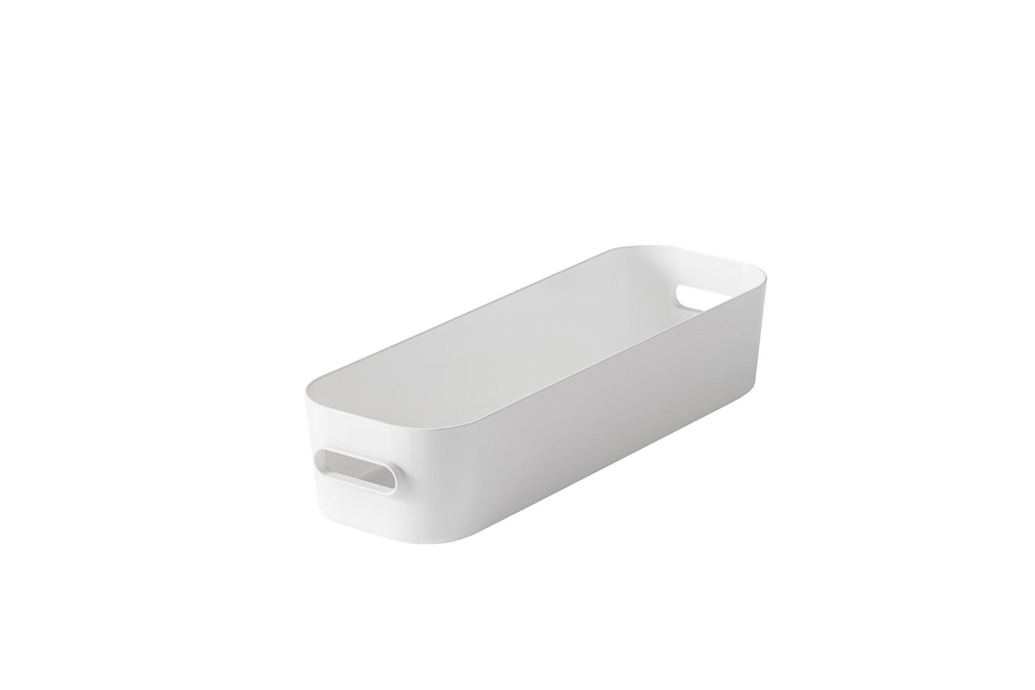 FÖRVARINGSLÅDA 29,1/9,4/6,1 cm   - vit, Basics, plast (29,1/9,4/6,1cm) - Smart Store
