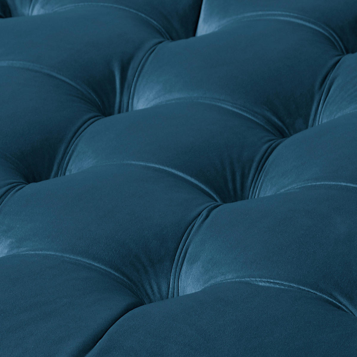 HOCKER Textil Dunkelblau  - Braun/Dunkelblau, Design, Holz/Textil (80/45/80cm) - Livetastic