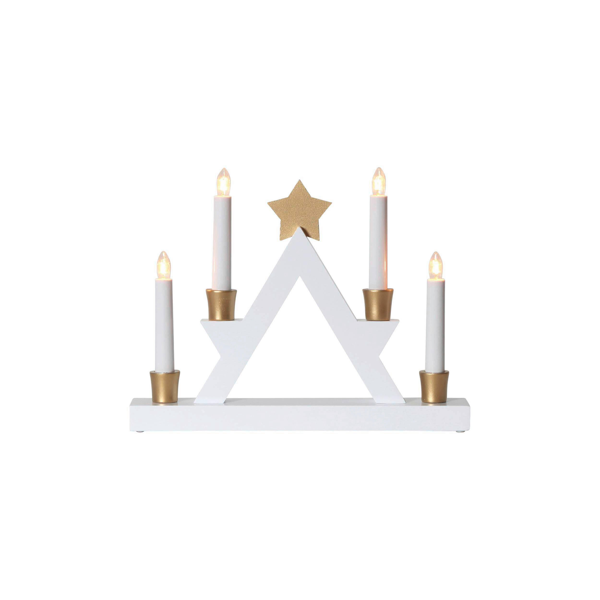 LED-DEKOLEUCHTE 33/6/26 cm   - Goldfarben/Weiß, Basics, Holz/Kunststoff (33/6/26cm) - Eglo