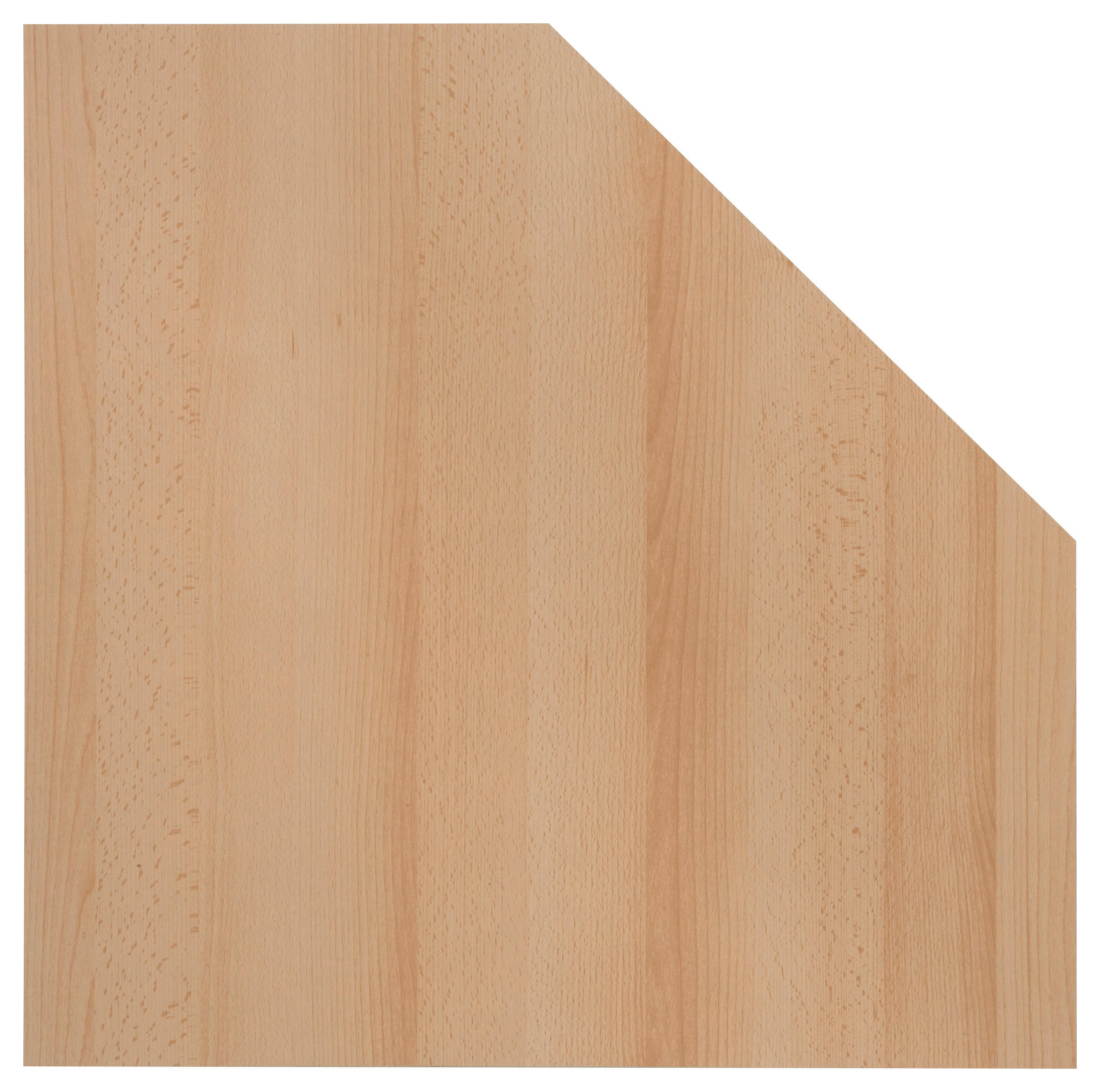 ECKVERBINDUNGSPLATTE  in Buchefarben  - Buchefarben, Basics, Holzwerkstoff (65/2,2/65cm) - MID.YOU