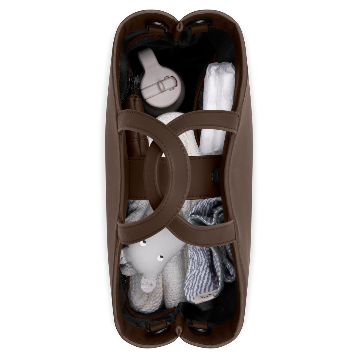 WICKELTASCHE Tote Bag Daily  - Braun, Basics, Textil (15/29,5/34,5cm) - ABC Design