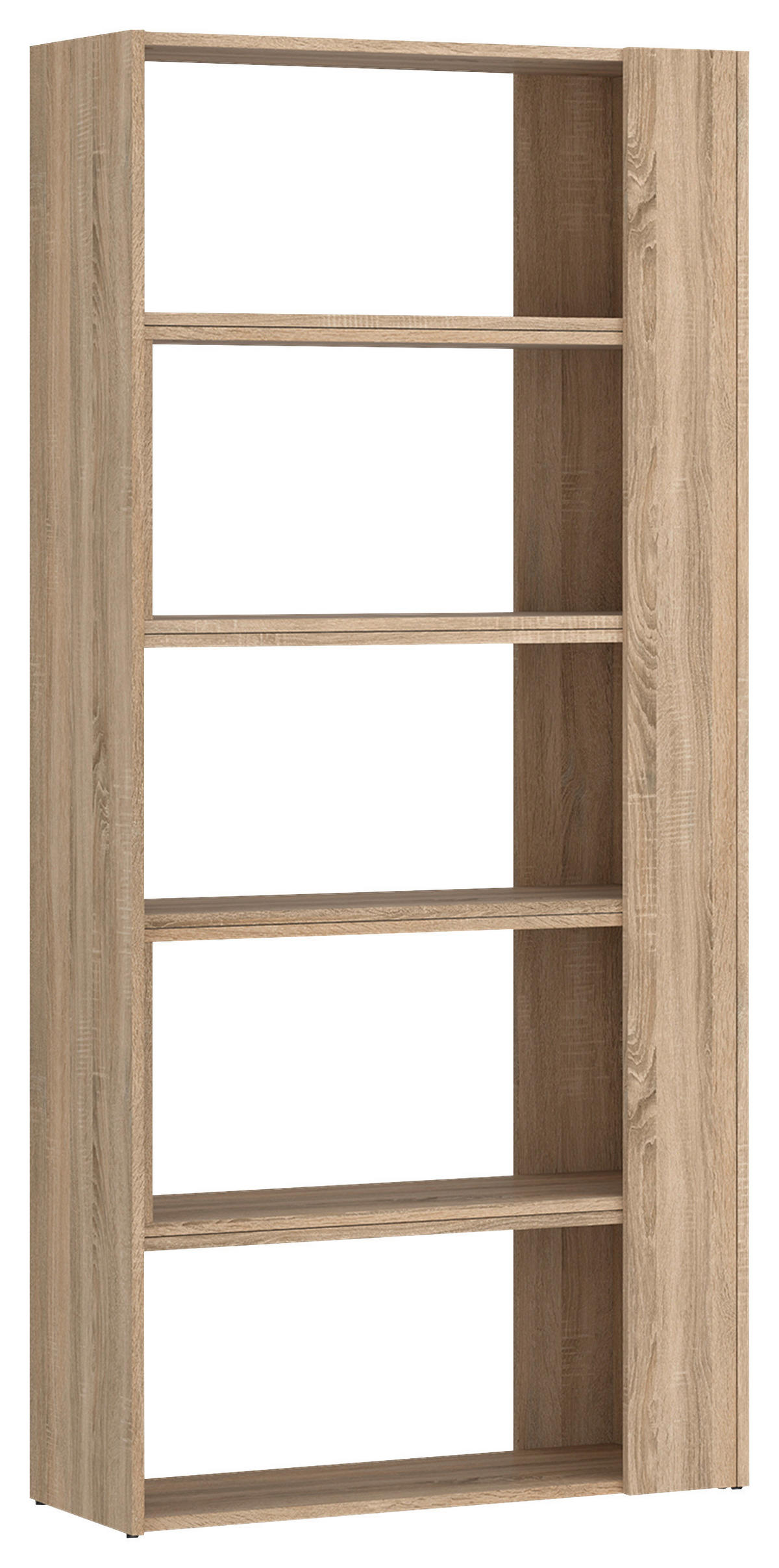 REGÁL, dub sonoma, 82-146/180/35 cm - dub sonoma, Modern, kompozitné drevo/plast (82-146/180/35cm)