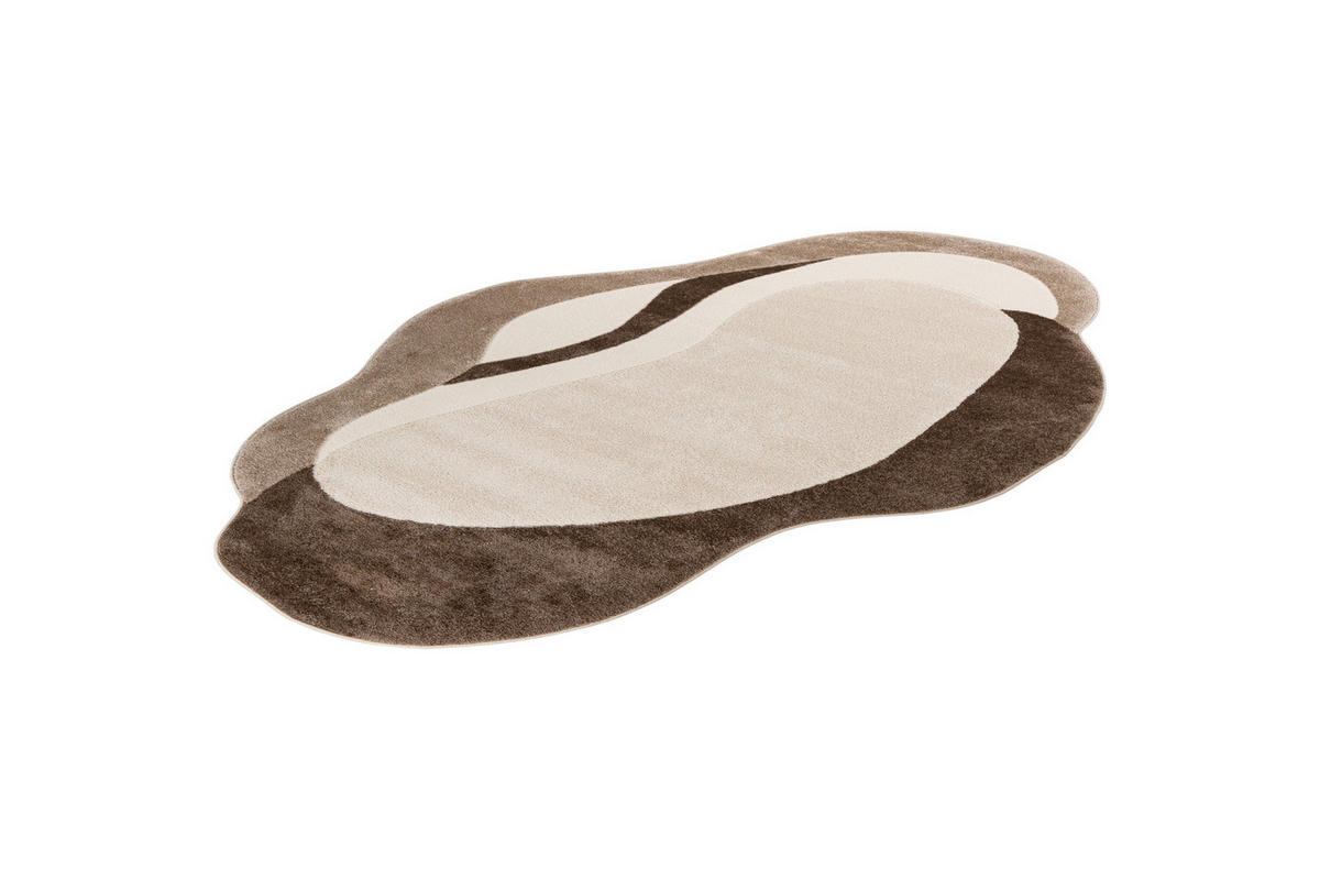 COVOR CU ȚESĂTURĂ PLATĂ My Frisco  - taupe, Basics, textil (160/230cm)