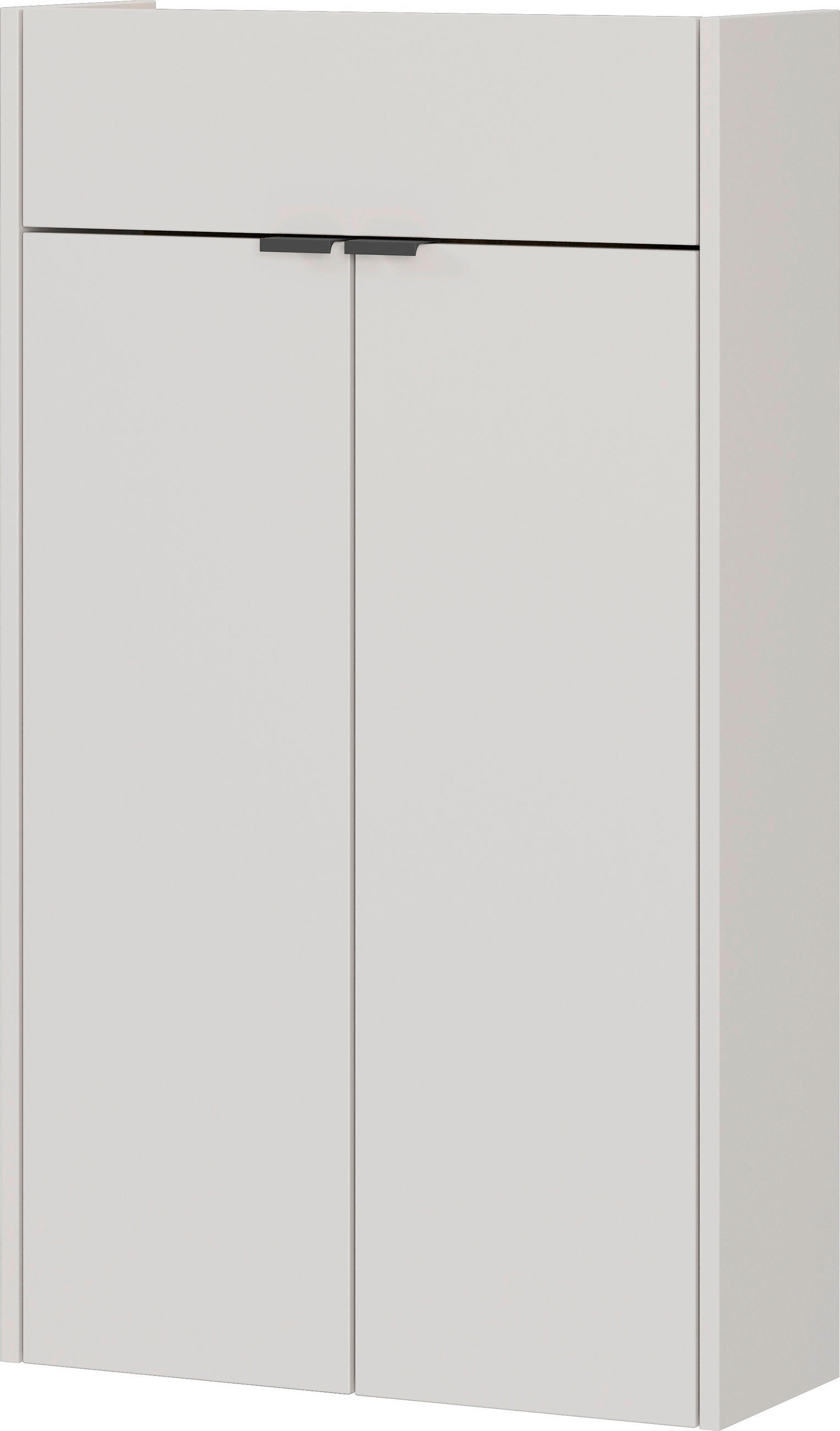 SCHUHSCHRANK Eichefarben, Kaschmir  - Kaschmir/Eichefarben, Design, Holzwerkstoff/Kunststoff (56/97/22cm)