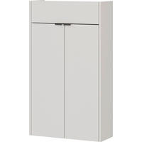 SCHUHSCHRANK Eichefarben, Kaschmir  - Kaschmir/Eichefarben, Design, Holzwerkstoff/Kunststoff (56/97/22cm)