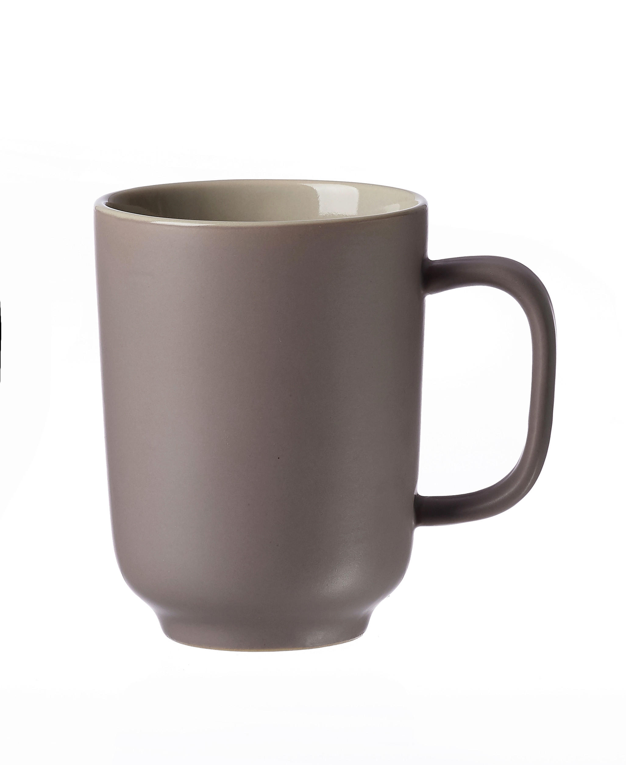 KAFFEEBECHER Jasper 320 ml  - Taupe/Weiss, Design, Keramik (320ml) - Ritzenhoff Breker
