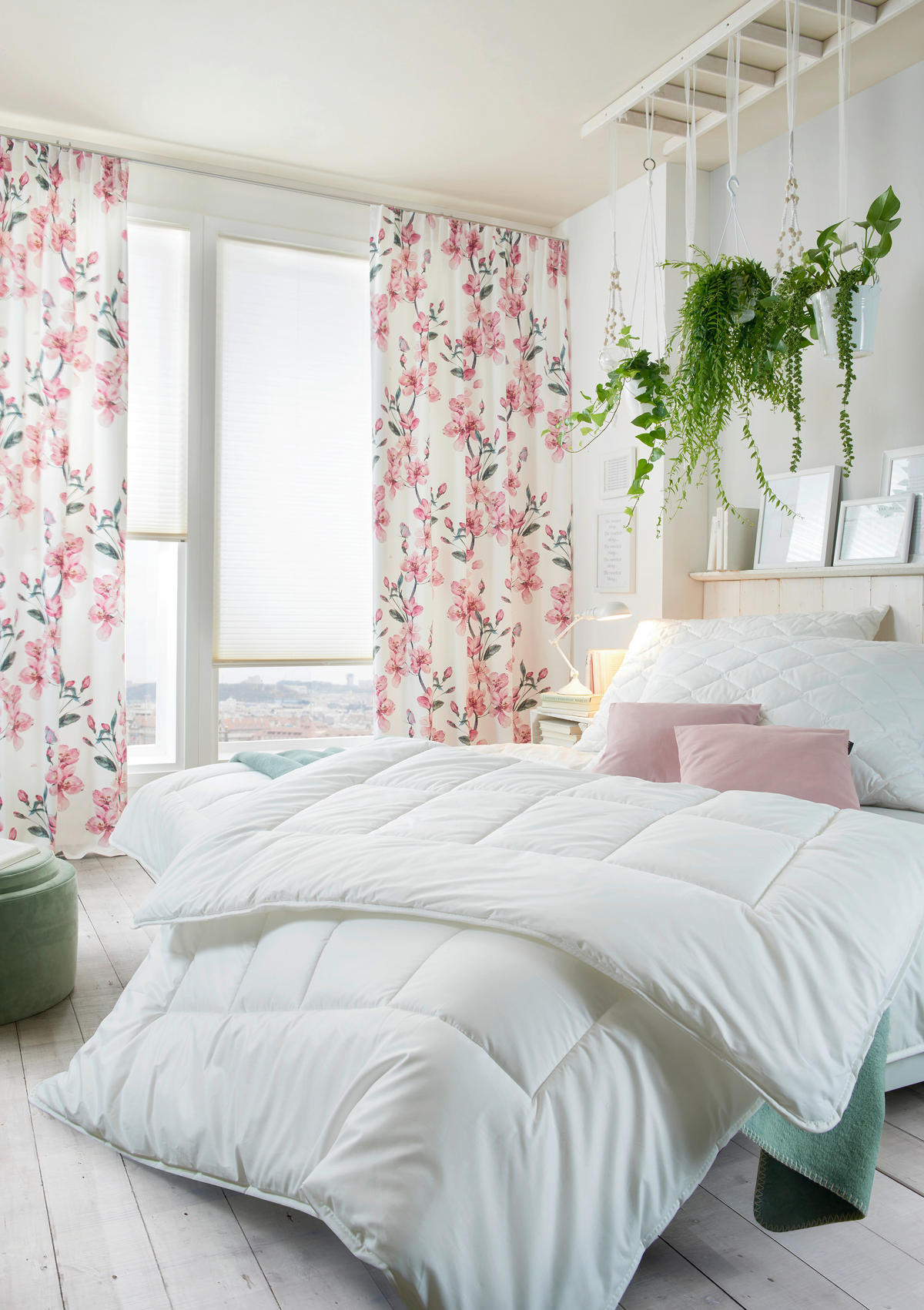 CELOGODIŠNJI JORGAN ALCANDO UNO 200/200 cm  - bela, Osnovno, tekstil (200/200cm) - Billerbeck