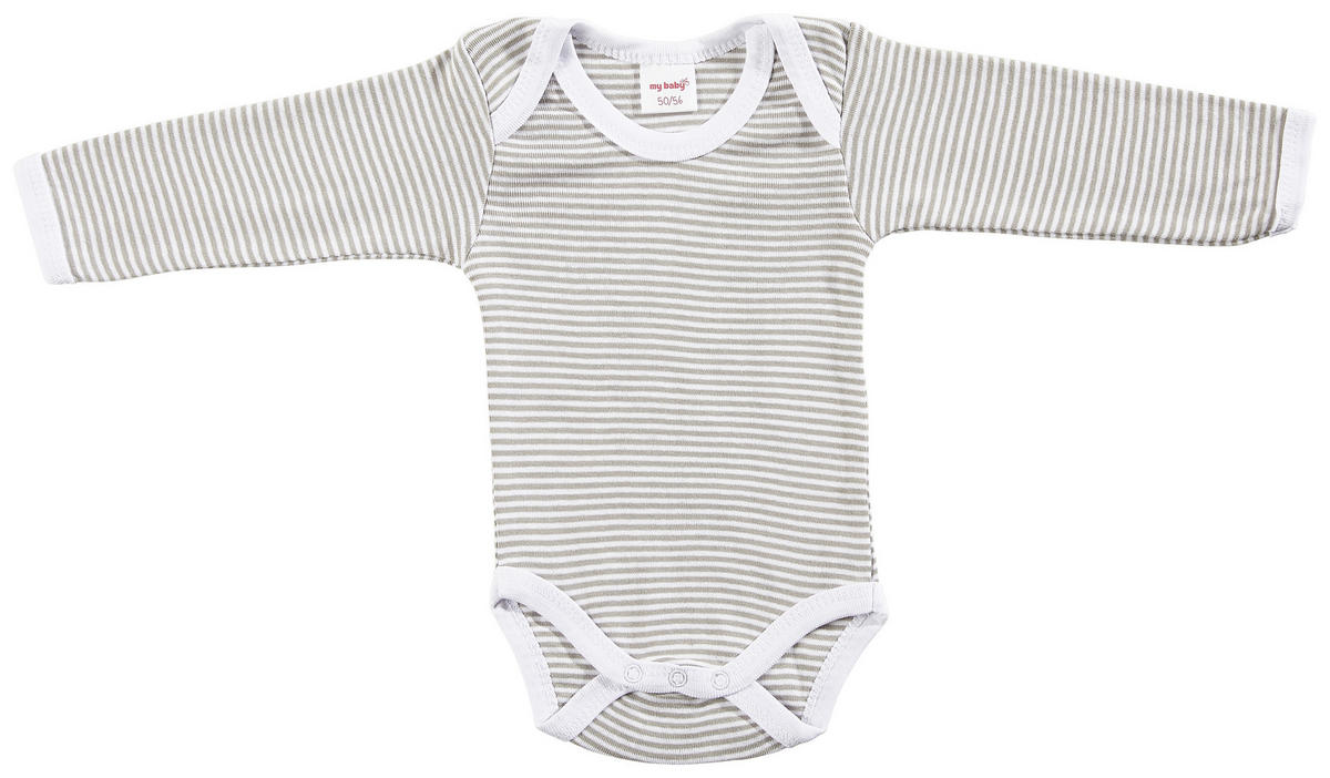 BABYBODY-SET  - Taupe/Gelb, Basics, Textil (86/92null) - My Baby Lou