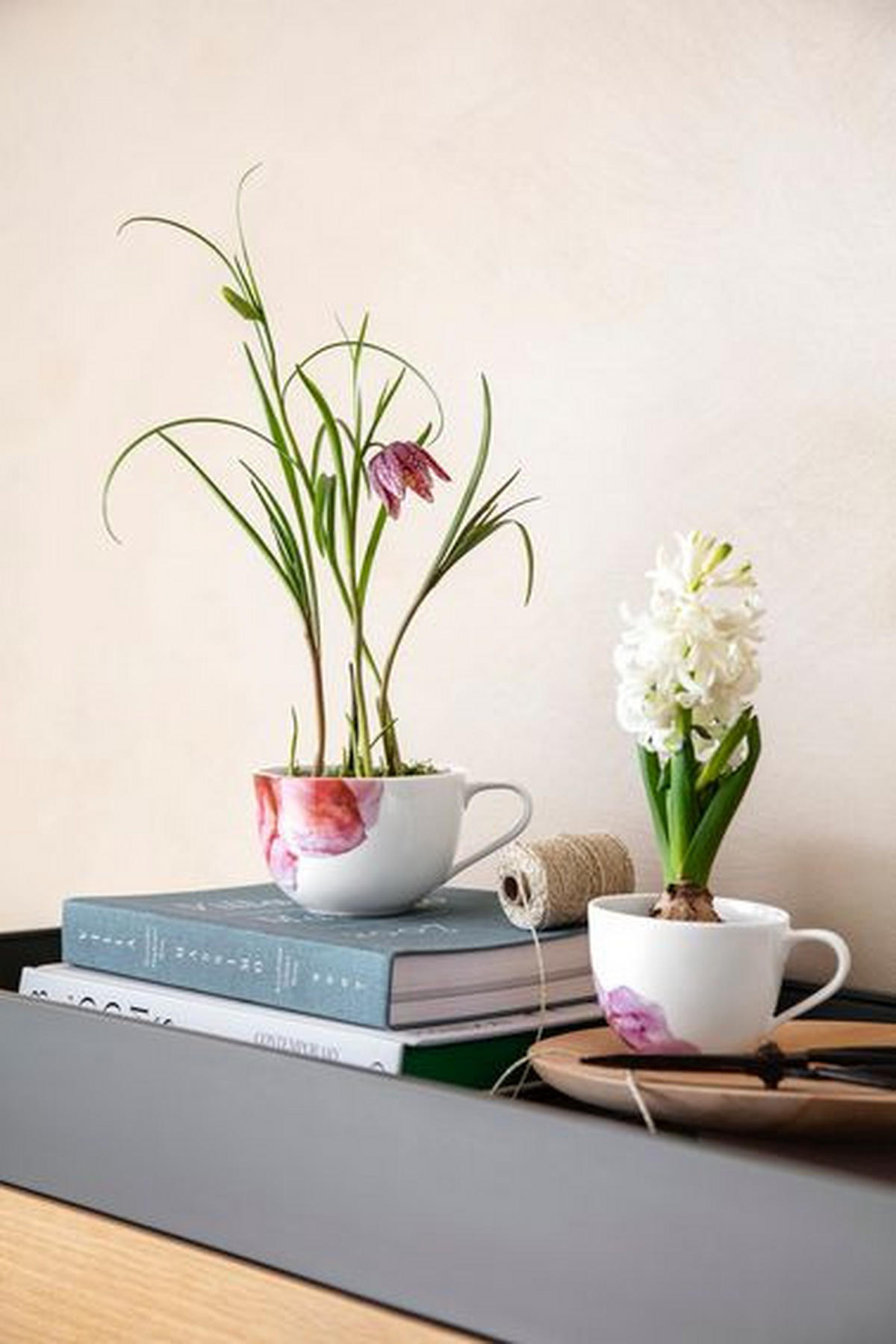 ŠALICA ZA DORUČAK   450 ml  ROSE GARDEN  - bijela/ružičasta, Basics, keramika (450ml) - Villeroy & Boch