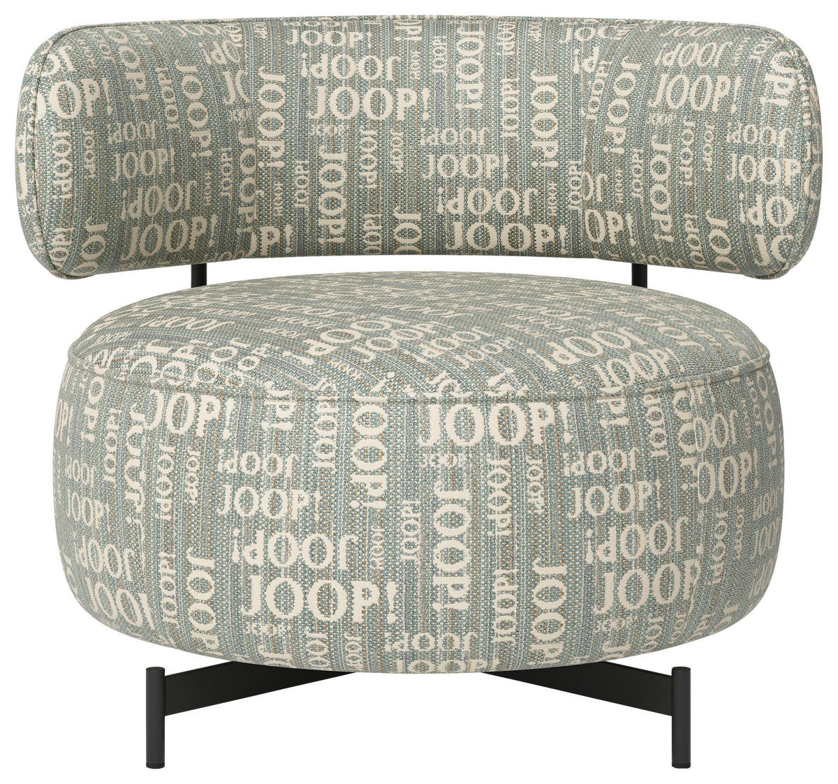 DESIGNOVÉ KŘESLO, textil, modrá, zelená - modrá/zelená, Design, kov/textil (89/76/89cm) - Joop!
