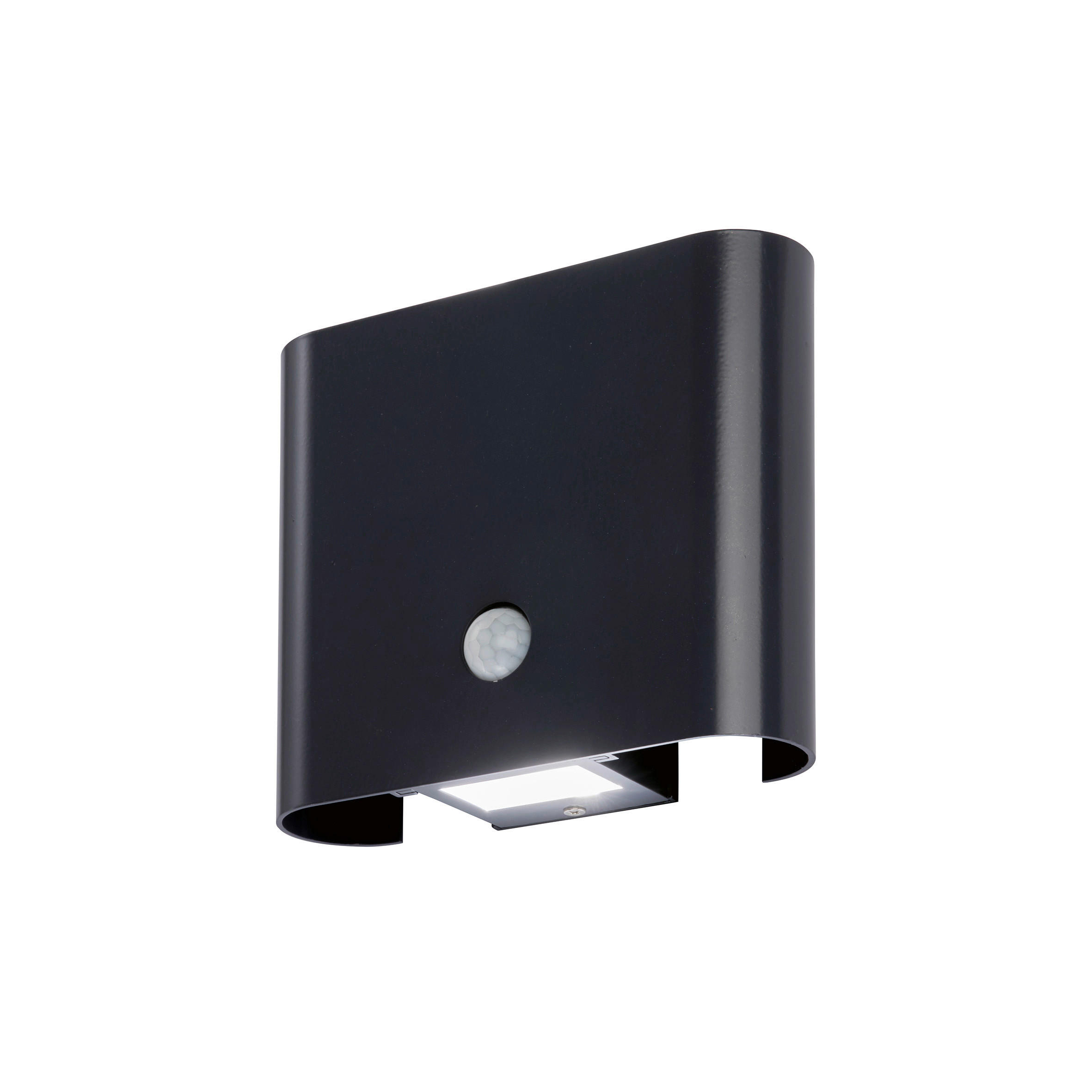 AKKU-WANDLEUCHTE - Schwarz, Konventionell, Metall (15/18cm)