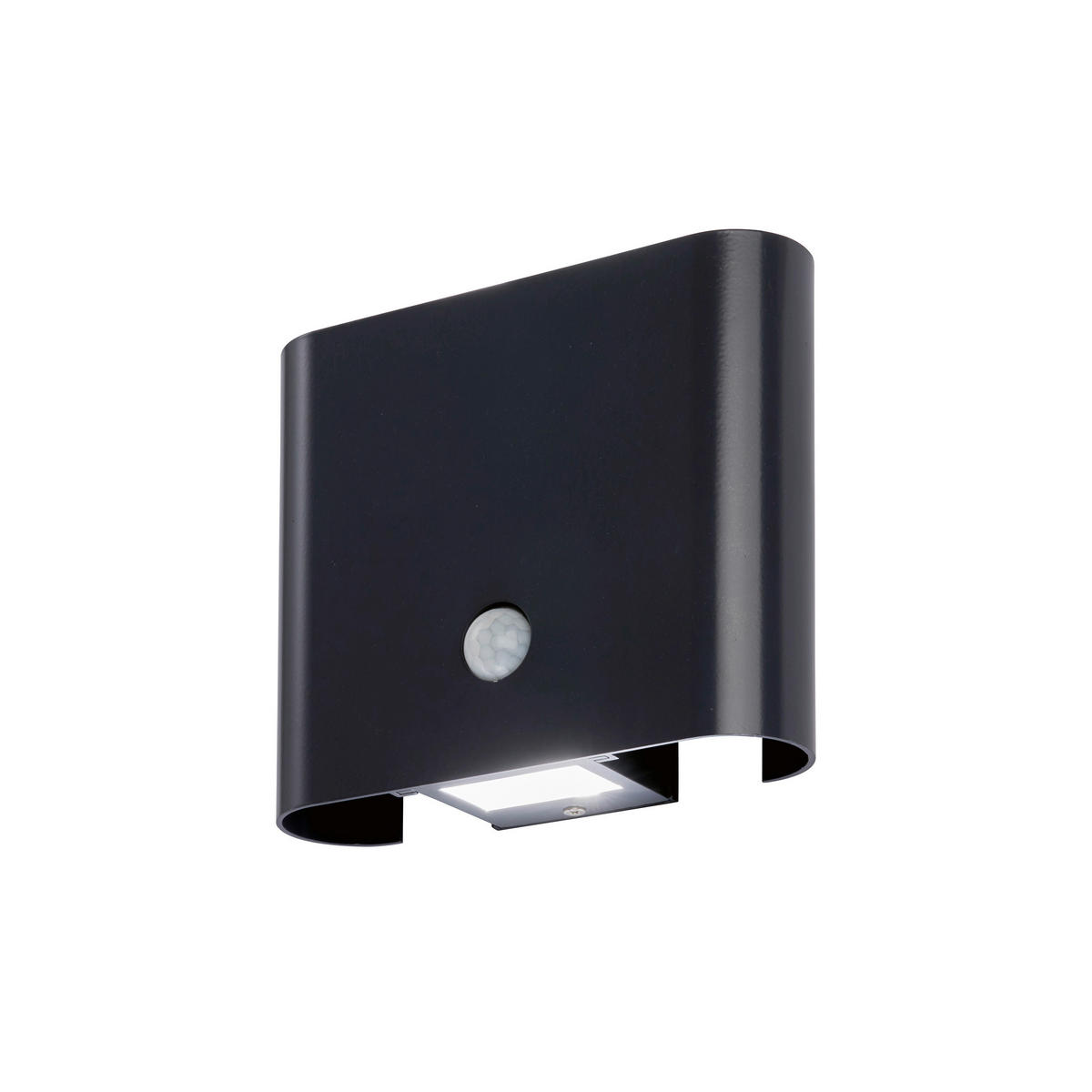 AKKU-WANDLEUCHTE - Schwarz, Konventionell, Metall (15/18cm)