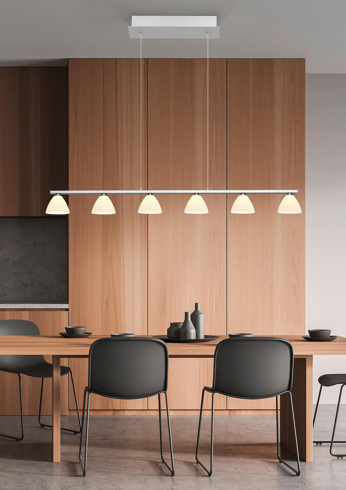 LED-HÄNGELEUCHTE 114/10/150 cm  - Nickelfarben, KONVENTIONELL, Metall (114/10/150cm) - Hell