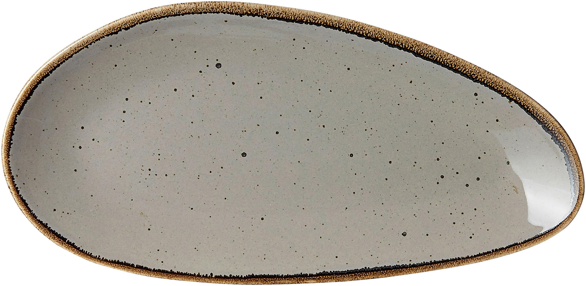 SERVIERPLATTE - Taupe, Basics, Keramik (26/13/2cm) - Ritzenhoff Breker