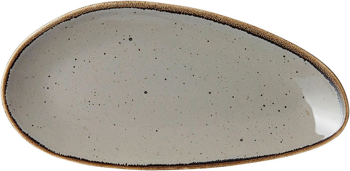 SERVIERPLATTE Taste  - Taupe, Basics, Keramik (26/13/2cm) - Ritzenhoff Breker
