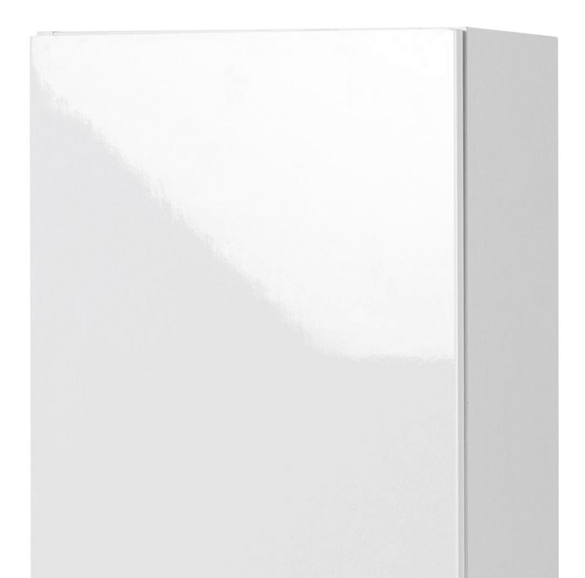HOCHSCHRANK 40/154/27 cm  - Weiß/Sonoma Eiche, MODERN, Holzwerkstoff (40/154/27cm) - Held