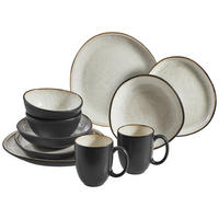 KOMBISERVICE SØREN IVORY 10-teilig  - Creme, Trend, Keramik - Novel