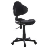 JUGENDDREHSTUHL Grau, Schwarz  - Schwarz/Grau, Basics, Kunststoff (45/86-101/42cm) - MID.YOU