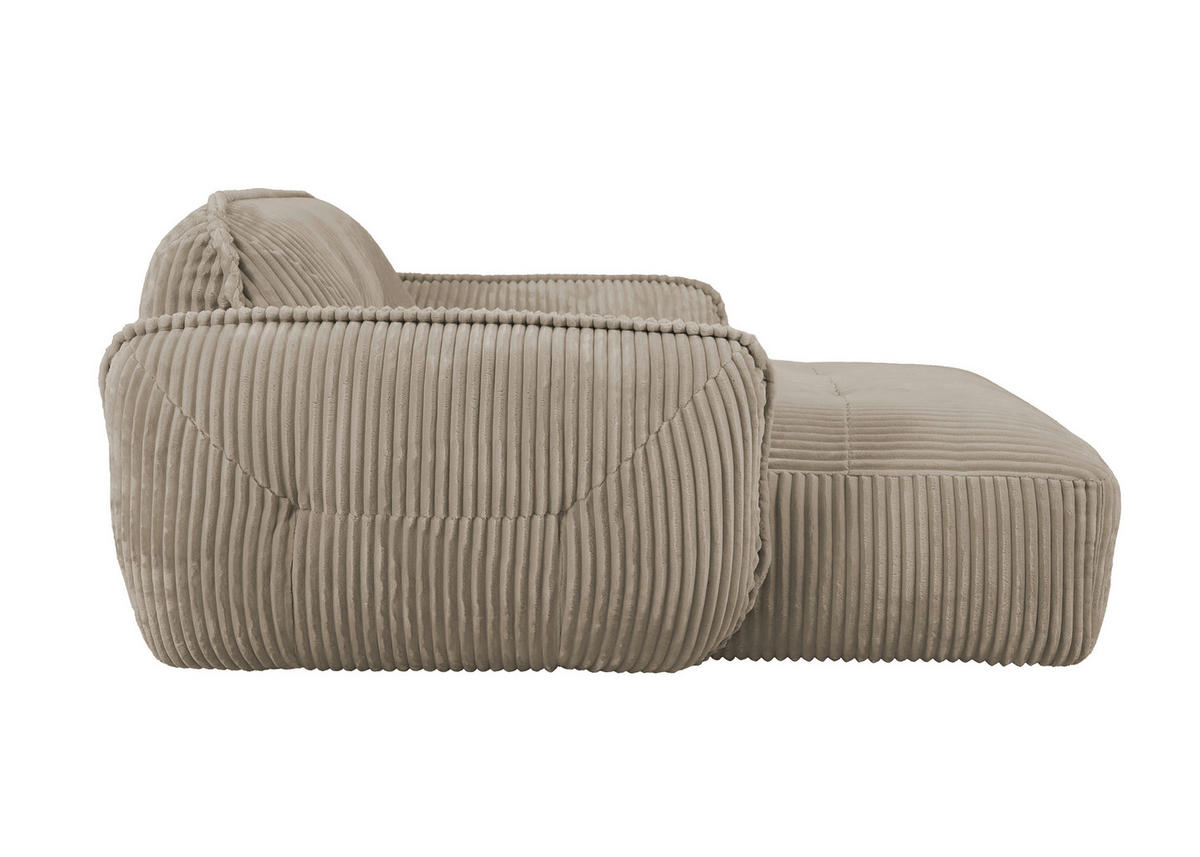 XXL-SESSEL - Beige/Schwarz, MODERN, Kunststoff/Textil (182/87/184cm) - Trendmanufaktur