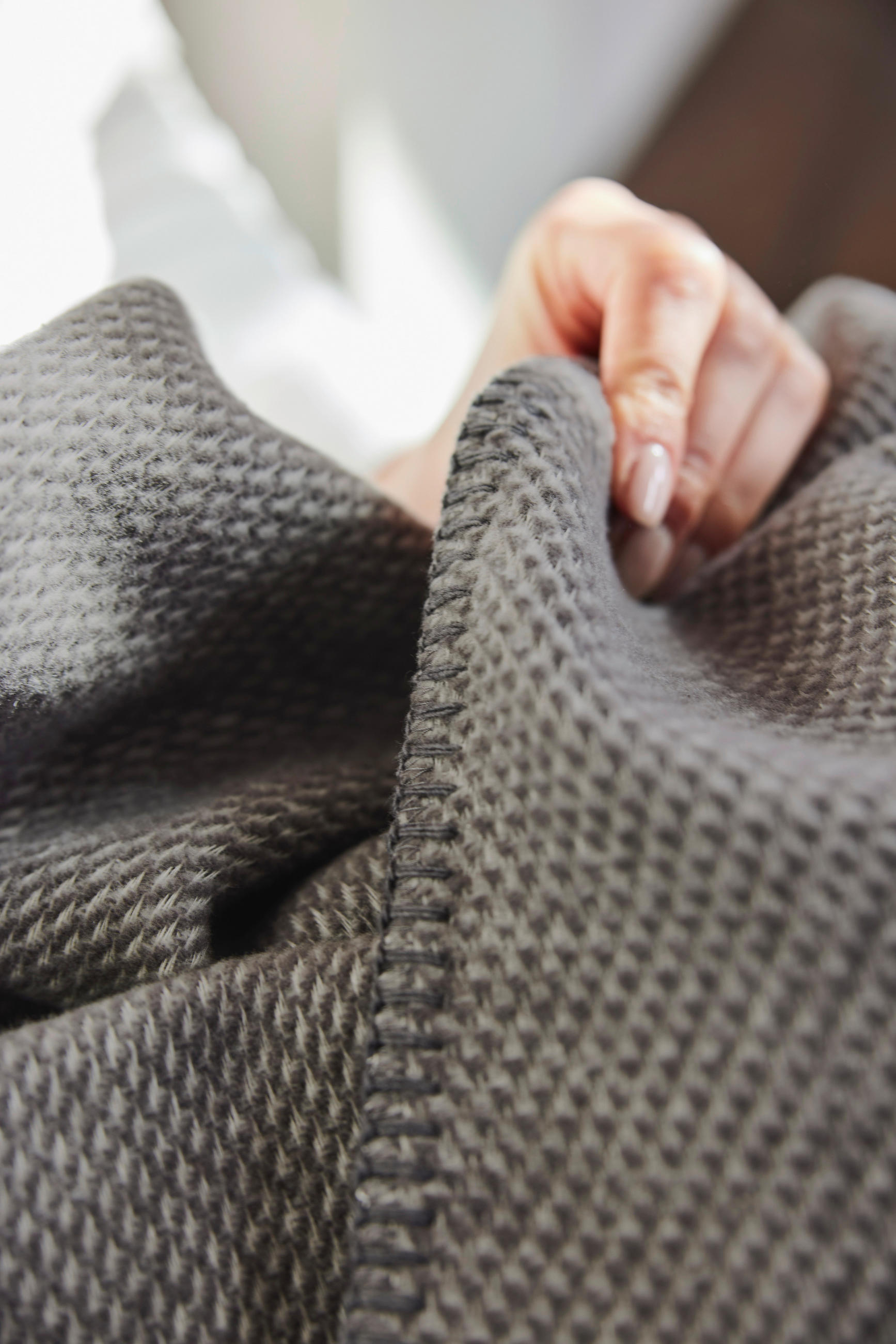 DOMÁCÍ DEKA, bavlna, 140/200 cm - šedá, Konvenční, textil (140/200cm) - Bio:Vio