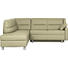WOHNLANDSCHAFT in Leder Creme - Creme/Alufarben, KONVENTIONELL, Leder/Metall (208/223cm) - Sedda WOHNLANDSCHAFT in Leder Creme - Creme/Alufarben, KONVENTIONELL, Leder/Metall (208/223cm) - Sedda