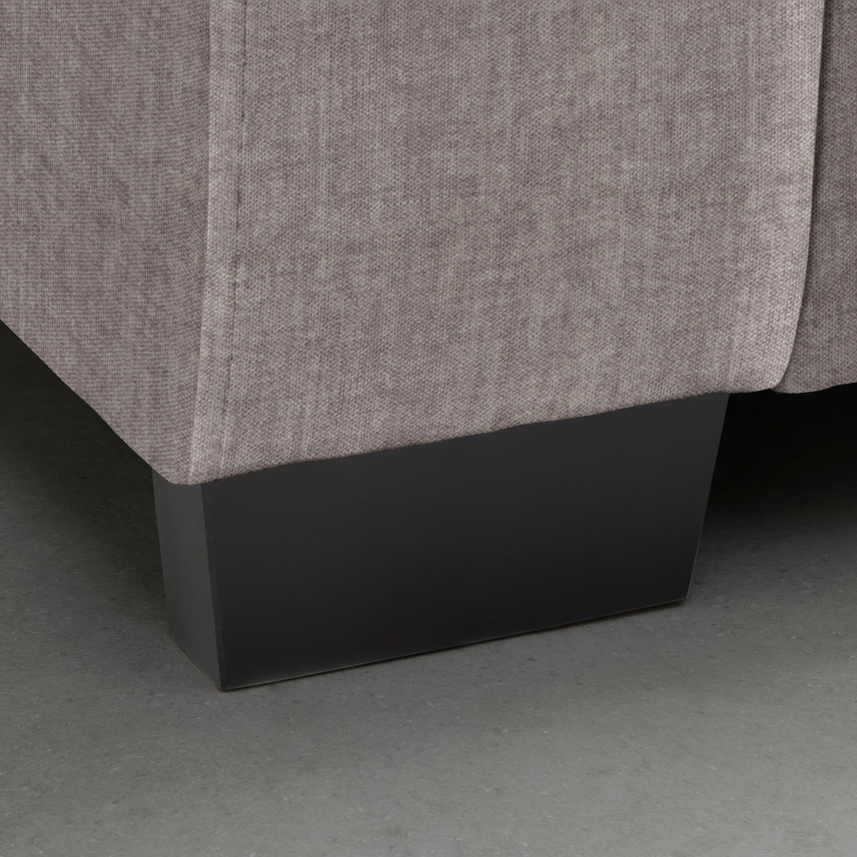 BIG SOFFA i taupe  - svart/taupe, Modern, trä (246/93/124cm) - MID.YOU