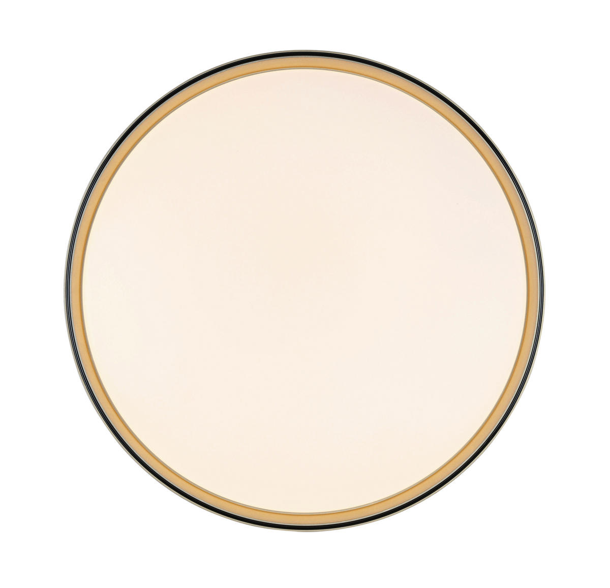 LED PLAFONJERA  - bela/zlatna, Trendi, metal/plastika (60/7,5cm) - Novel