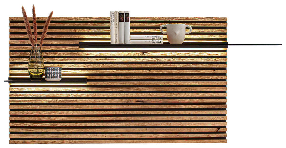 WANDPANEEL YONNA YONNA Eichefarben  163/78/24 cm  - Eichefarben, Design, Glas/Holz (163/78/24cm) - Schöner Wohnen