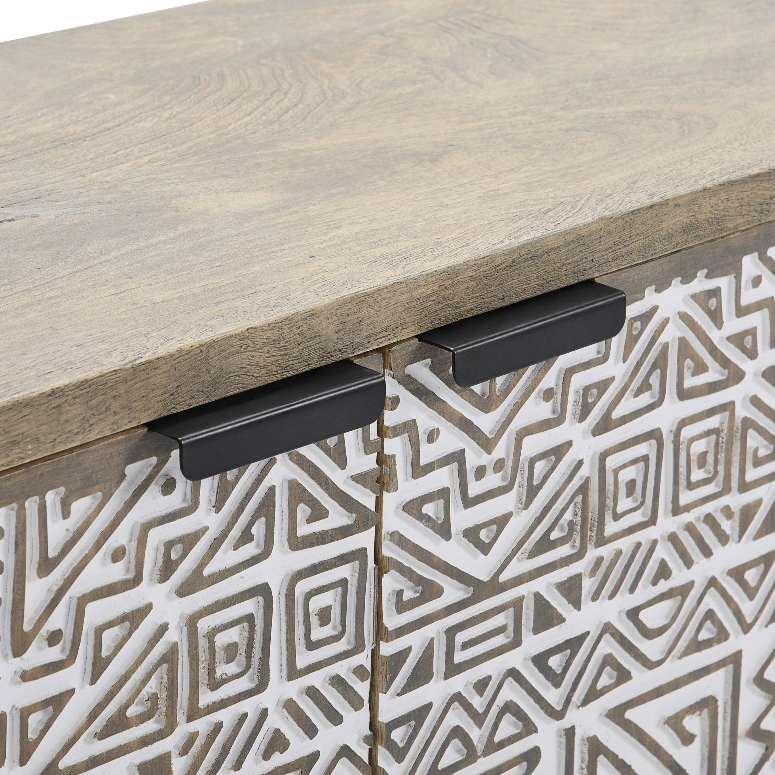Thumbnail - Livetastic Sideboard, Akazie, Holz, Mangoholz,Akazie, Mangoholz,Akazie, Hartholz,Hartholz,Hartholz, Holz, 2 Fächer, 145x...