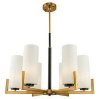KRONLEUCHTER  67/52,4/67 cm   - Messingfarben, Trend, Glas/Metall (67/52,4/67cm) - MAYTONI