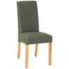 STUHL  in Webstoff Holz, Textil  - Buchefarben/Grün, KONVENTIONELL, Holz/Textil (42/95/57cm) - Carryhome